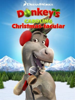 Shrek: Donkey's Carolling Christmas-tacular poster art