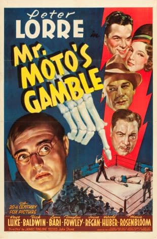 Mr. Moto's Gamble poster art