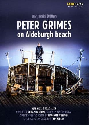 Peter Grimes on Aldeburgh Beach poster art