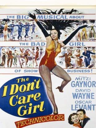 The I Don't Care Girl poster art