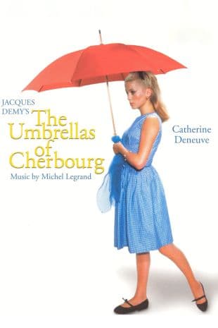 The Umbrellas of Cherbourg poster art