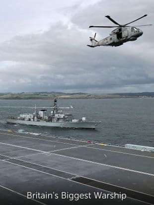 Britain's Biggest Warship poster art