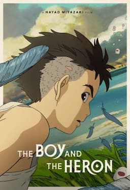 The Boy and the Heron poster art