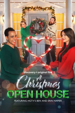 A Christmas Open House poster art