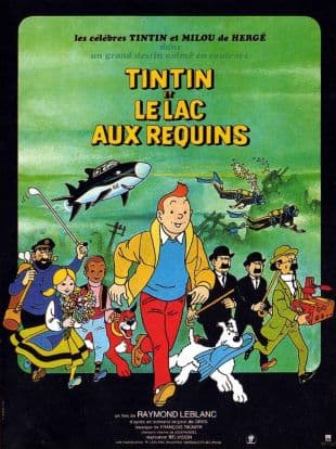 Tintin and the Mystery at Shark Lake poster art