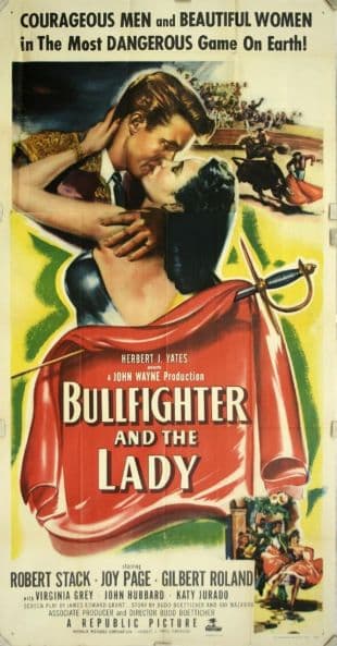 The Bullfighter and the Lady poster art