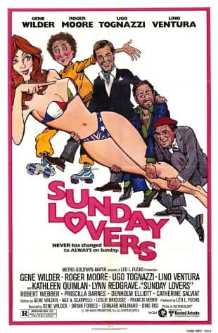 Sunday Lovers poster art