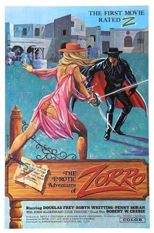 The Erotic Adventures of Zorro poster art