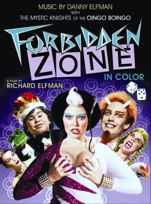 Forbidden Zone poster art