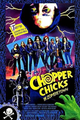 Chopper Chicks in Zombietown poster art