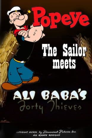 Popeye the Sailor Meets Ali Baba's Forty Thieves poster art