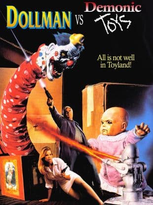 Dollman vs. Demonic Toys poster art