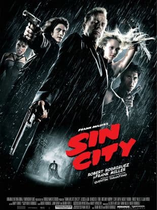 Frank Miller's Sin City poster art
