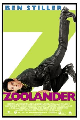 Zoolander poster art