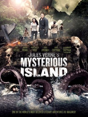 Jules Verne's The Mysterious Island poster art