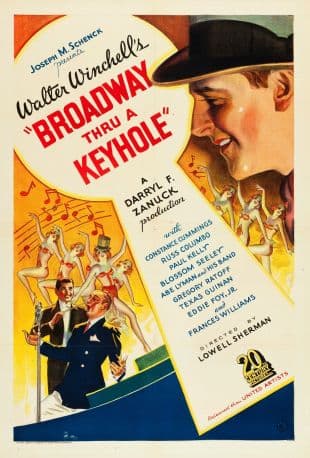 Broadway Through a Keyhole poster art