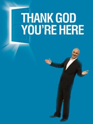 Thank God You're Here poster art