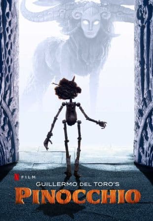 Guillermo del Toro's Pinnochio poster art