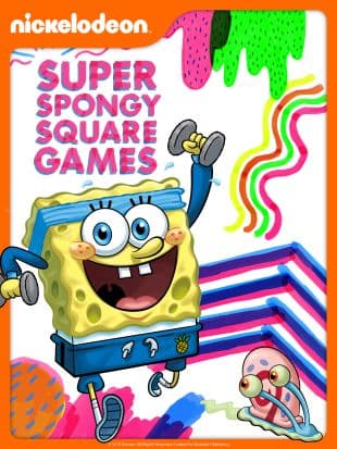 SpongeBob Squarepants: Super Spongy Square Games poster art