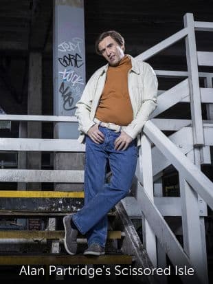 Alan Partridge's Scissored Isle poster art