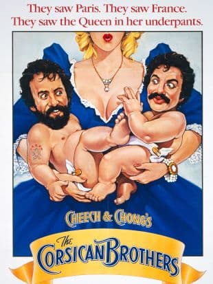 Cheech and Chong's The Corsican Brothers poster art