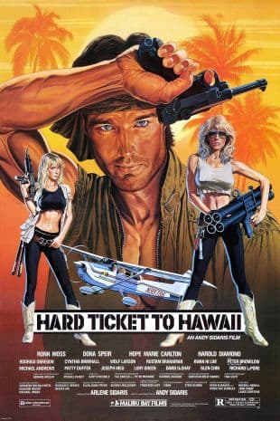 Hard Ticket to Hawaii poster art