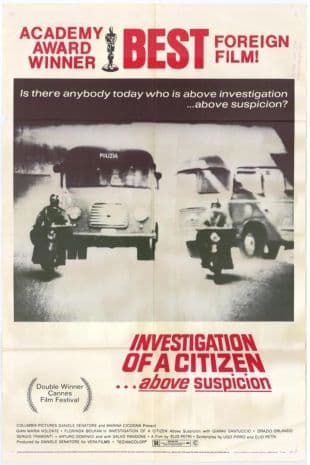 Investigation of a Citizen Above Suspicion poster art