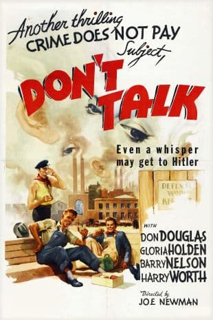 Don't Talk poster art