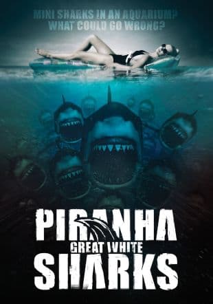 Piranha Sharks poster art