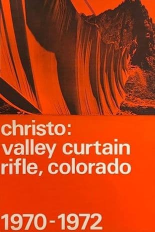 Christo's Valley Curtain poster art