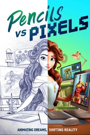 Pencils vs Pixels poster art