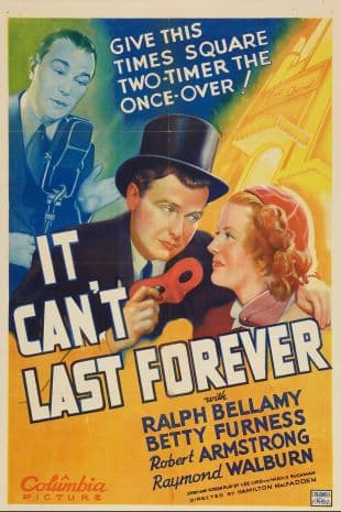 It Can't Last Forever poster art