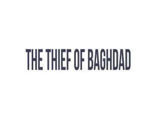 The Thief of Baghdad poster art