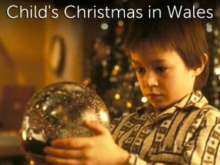 A Child's Christmas in Wales poster art