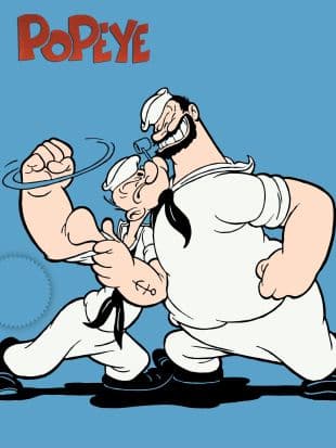Popeye Cartoon poster art