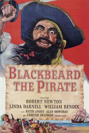 Blackbeard, the Pirate poster art