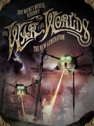 The War of The Worlds - Alive on Stage! poster art