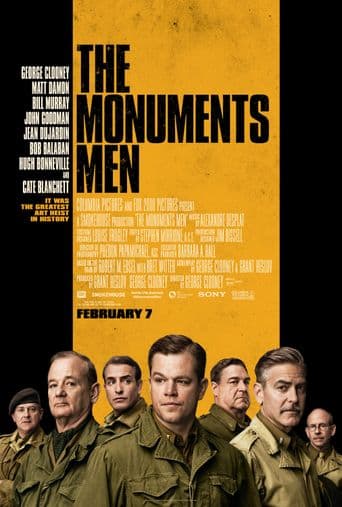 The Monuments Men poster art