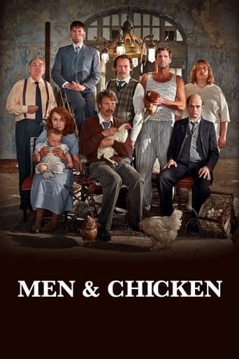 Men & Chicken poster art