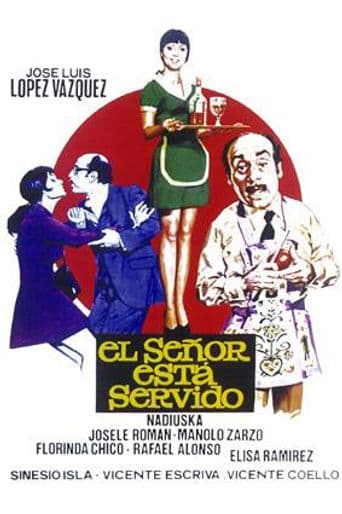 El señor está servido poster art