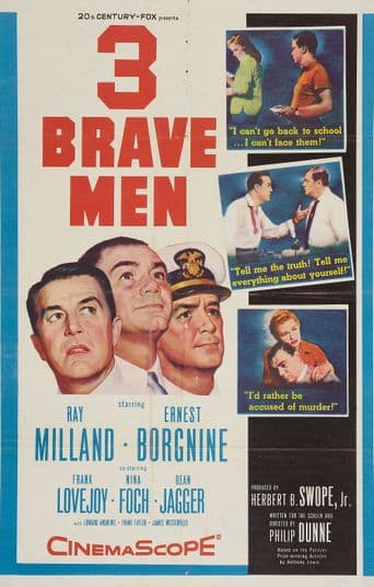 Three Brave Men poster art