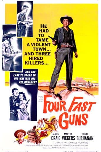 Four Fast Guns poster art