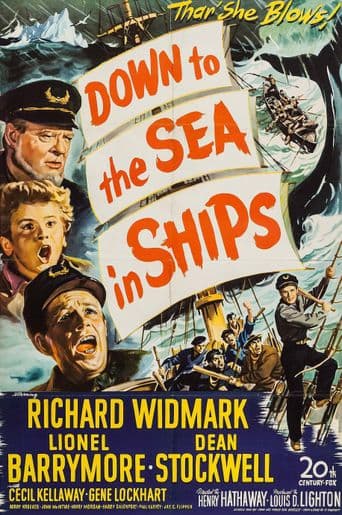 Down to the Sea in Ships poster art