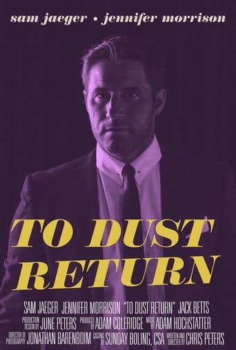 To Dust Return poster art