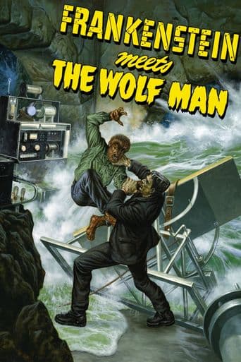 Frankenstein Meets the Wolfman poster art