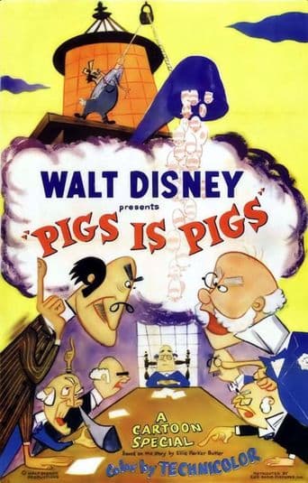 Pigs Is Pigs poster art