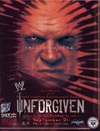 WWE Unforgiven 2003 poster art