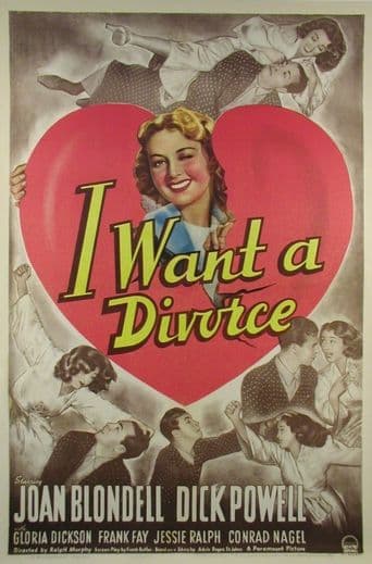 I Want a Divorce poster art