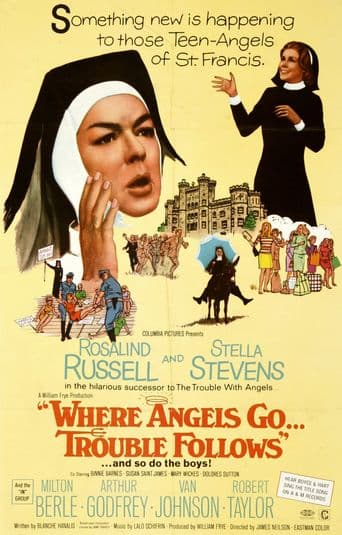 Where Angels Go, Trouble Follows poster art