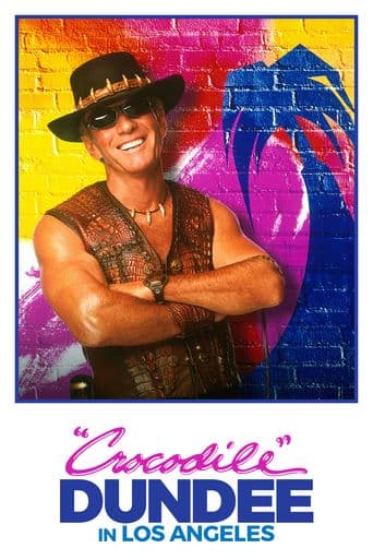 Crocodile Dundee in Los Angeles poster art